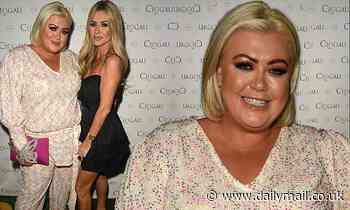 Gemma Collins shows off her newly-transformed tresses at jewellery bash with RHOC's Dawn Ward