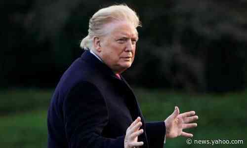 Trump cries fake news as image of dramatic orange tan line goes viral