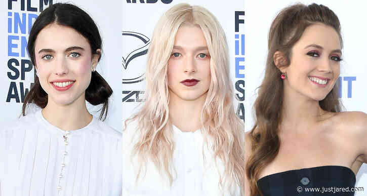 Margaret Qualley, Hunter Schafer, & Billie Lourd Step Out in Style for Spirit Awards 2020