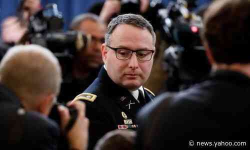 Alexander Vindman lawyer attacks Trump over 'obviously false statements'