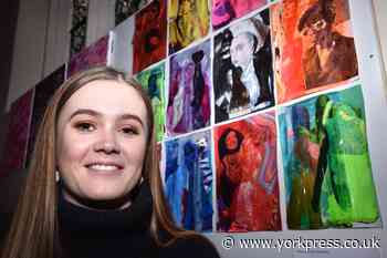 York St John University students show off artistic flair