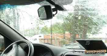 ‘I’m very fortunate:’ Houston woman avoids injury when piece of metal shatters windshield - KIRO Seattle