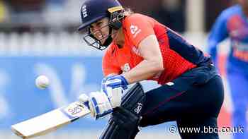 England v India: Natalie Sciver makes half-century in four-wicket win