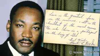 Martin Luther King Jr's Handwritten Note For Sale at $42,000