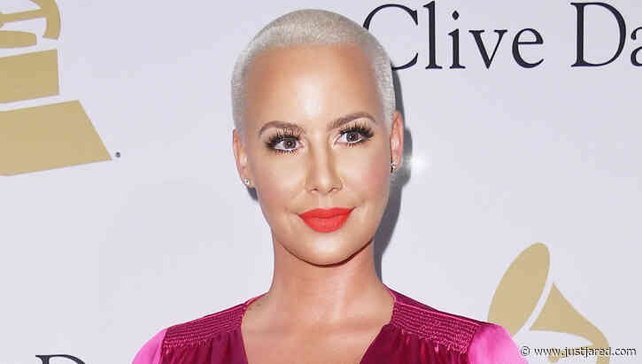 Amber Rose Seemingly Gets Forehead Tattoo of Her Kids' Names