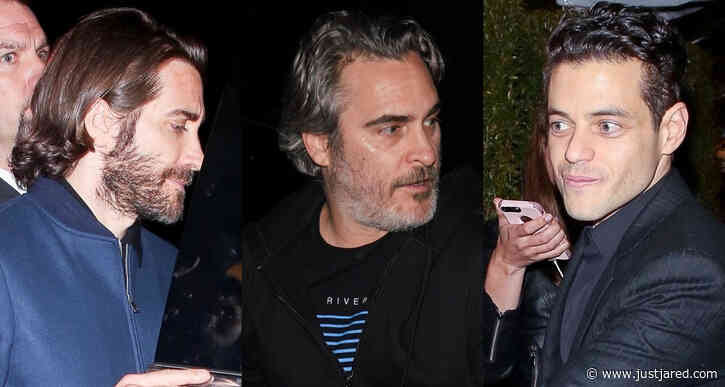 Jake Gyllenhaal, Joaquin Phoenix, & Rami Malek Attend WME Pre-Oscar Party