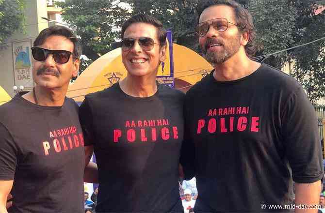 Akshay Kumar, Ajay Devgn, and Rohit Shetty grace the Maharashtra Police International Marathon