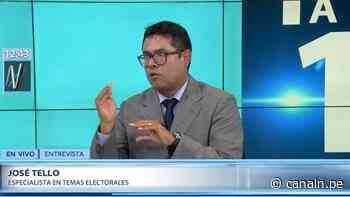 José Tello: “Si Daniel Mora es consecuente, que no asuma el cargo si gana elección” - Canal N