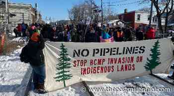 Extinction Rebellion blocks rails in Toronto - The Post Millennial