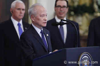 Chinese diplomat pushes back against coronavirus 'rumors' from GOP senator
