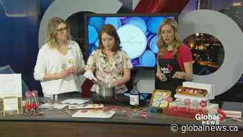 Homemade lollipops with Sweetness baked goods