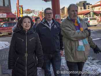 Chinese consul general tours Edmonton's Chinatown to showcase it's business as usual during coronavirus outbreak - Edmonton Journal