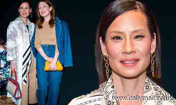 Lucy Liu and Julianne Moore skip the Oscars for NYFW as they sit front row at the Tory Burch show