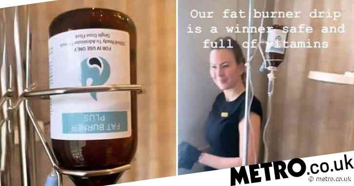 Gemma Collins tries out fat burner drip because she wants to ‘look like Khloe Kardashian’