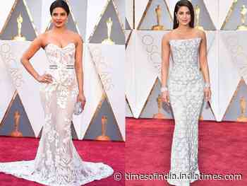 Priyanka shares her previous Oscar looks