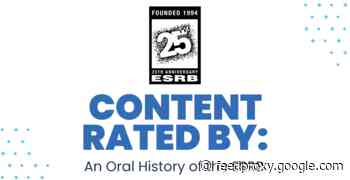 Content Rated By: An Oral History of the ESRB excerpt — Think globally, act digitally
