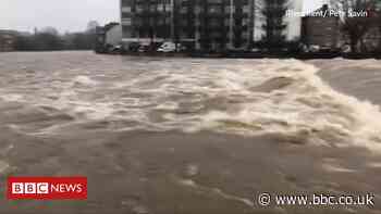Storm Ciara: Flooding and gales hit the UK