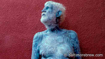 A video portrait of Baltimore's “blue man” before he leaves town - Baltimore Brew