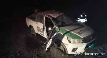 Policía de Carreteras fallece al despistar su patrullero, en Moquegua - Diario Correo