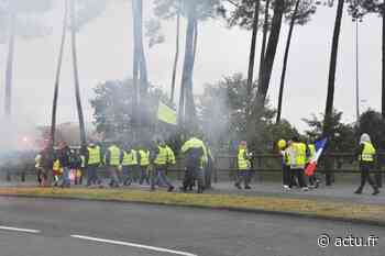 Gironde. Gilets jaunes à Langon : les manifestants marchent sur la rocade - actu.fr
