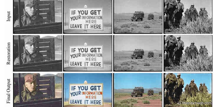 This AI model improves and colorizes old videos and the results are stunning