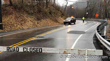 Landslide Closes Noblestown Road In Both Directions