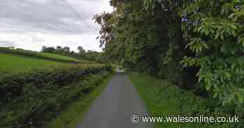 50-year-old woman dies after her car crashes on rural Carmarthenshire road