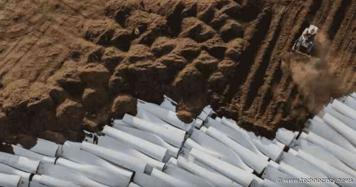 Unsustainable: Wind Turbine Blades Are Piling Up In Landfills