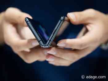 Samsung debuts a more compact foldable phone in an Oscars ad