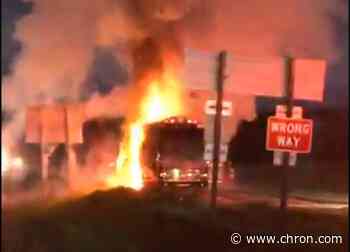 Country singer Neal McCoy's tour bus goes up in flames, no one injured