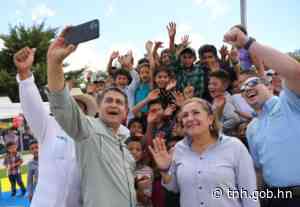 Presidente Hernández inaugura en aldea Azacualpa el Parque para una Vida Mejor #92 - tnh.gob.hn