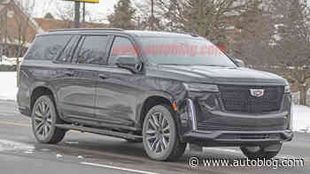 2021 Cadillac Escalade ESV spied uncovered