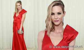Meghan King Edmonds shops at Saks for a last minute dress to Elton John's Oscar party