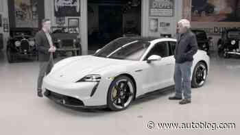 Jay Leno learns all about the Porsche Taycan