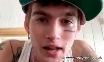 Cindy Crawford's son Presley Gerber talks tough as he lashes out over critics of shock face tattoo