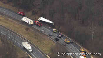 One Injured After Tractor-Trailer Overturns On Interstate 83 In Parkton