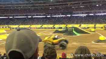 Monster truck launches large rod into crowd at Houston jam, uncertain if any injuries