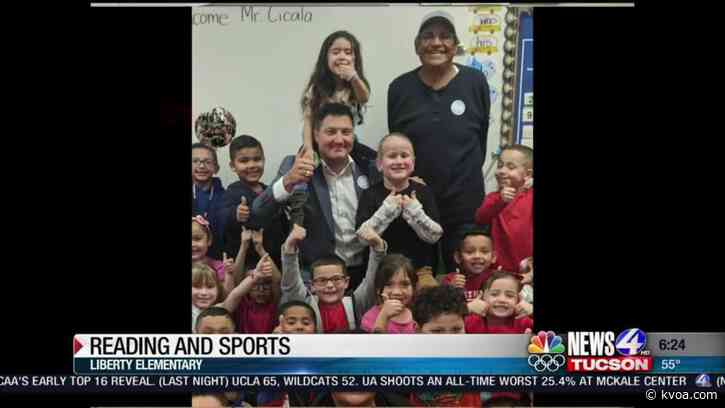 Liberty Elementary student-athletes & “Love of Reading Week”