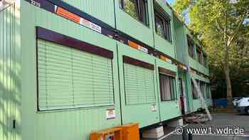 <abbr title="Polychlorierte Biphenyle">PCB</abbr>-Belastung: Schulzentrum Wesseling stellt Container auf - WDR Nachrichten