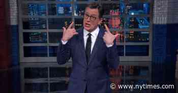 Late Night’s Vote for Best Picture: Trump’s Windswept Tan Line