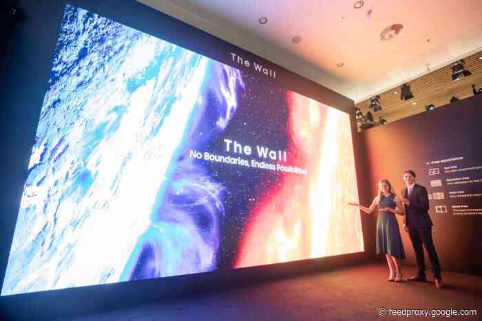Samsung shows off The Wall for Business and other high end displays
