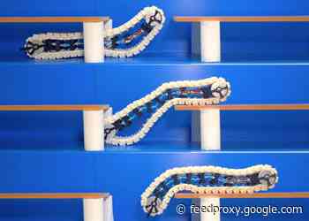 Unique RCTR robot tracks enable robot to climb
