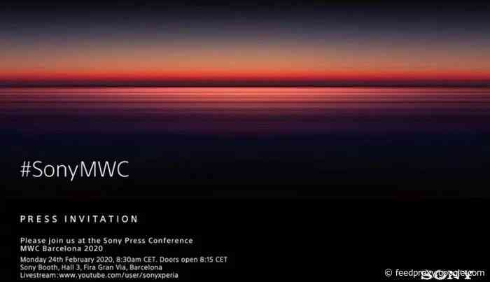 Sony is withdrawing from Mobile World Congress due to coronavirus