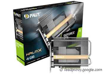 Palit GTX 1650 KalmX passively cooled GPU