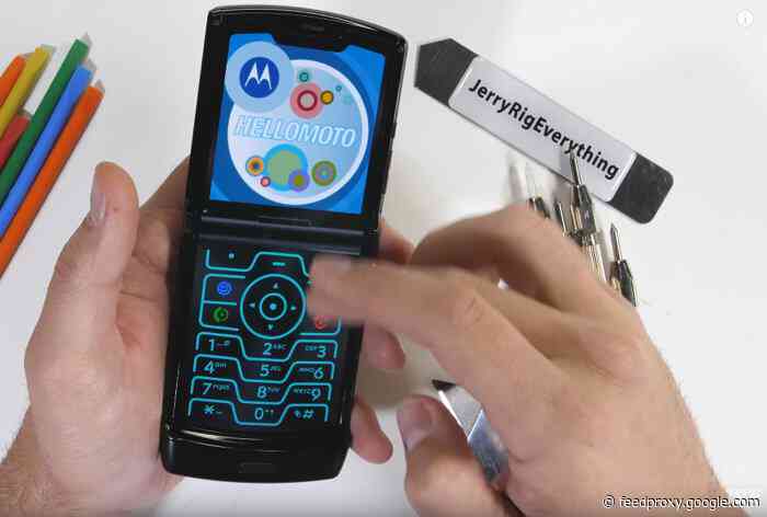 New Motorola Razr folding smartphone durability tested (Video)