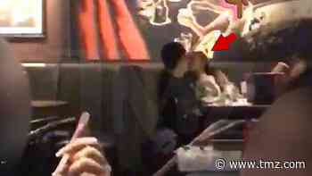 Ariana Grande Kisses Unknown Dude at Bar in San Fernando Valley