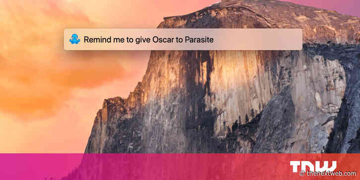 Remember is an app that lets you set reminders from macOS Spotlight
