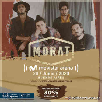 Morat regresa a la Argentina en el Movistar Arena de Buenos Aires - Billboard Arg
