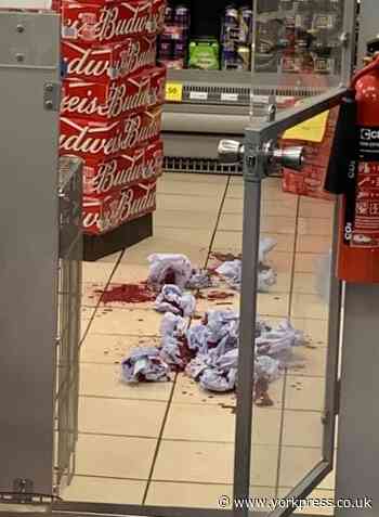 Police say this was 'nosebleed' after fears of York shop attack