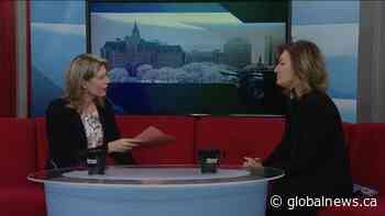 Discussing the city committee with Coun. Cynthia Block